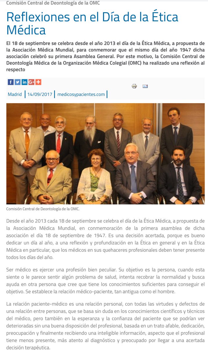 NoInvisibles's tweet photo. Hoy Día de la #ÉticaMédica
Algunas reflexiones desde la @OMC_Espana
y @mlalanda nos dibuja como ser…
un médico bueno
https://t.co/KafqpR8wcL https://t.co/wZxwBVxtFs