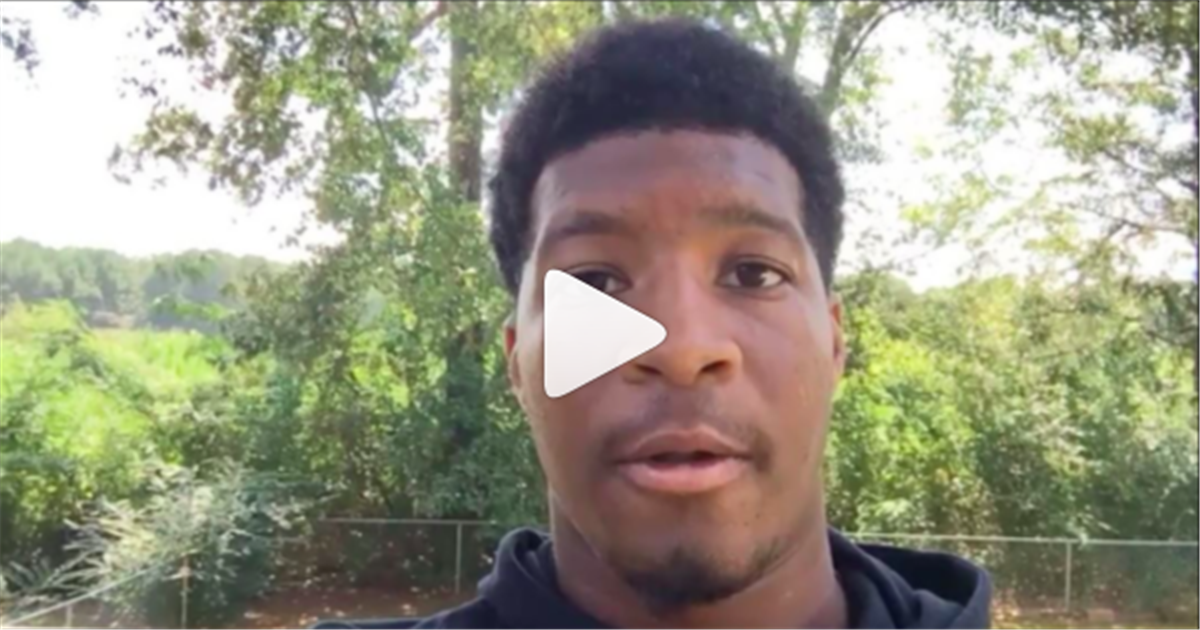 FSUSeminole's tweet photo. WATCH: Jameis Winston's message to those in the path of Irma https://t.co/GHGZlQ0ufw #FearTheSpear https://t.co/7D4rmzsaWX
