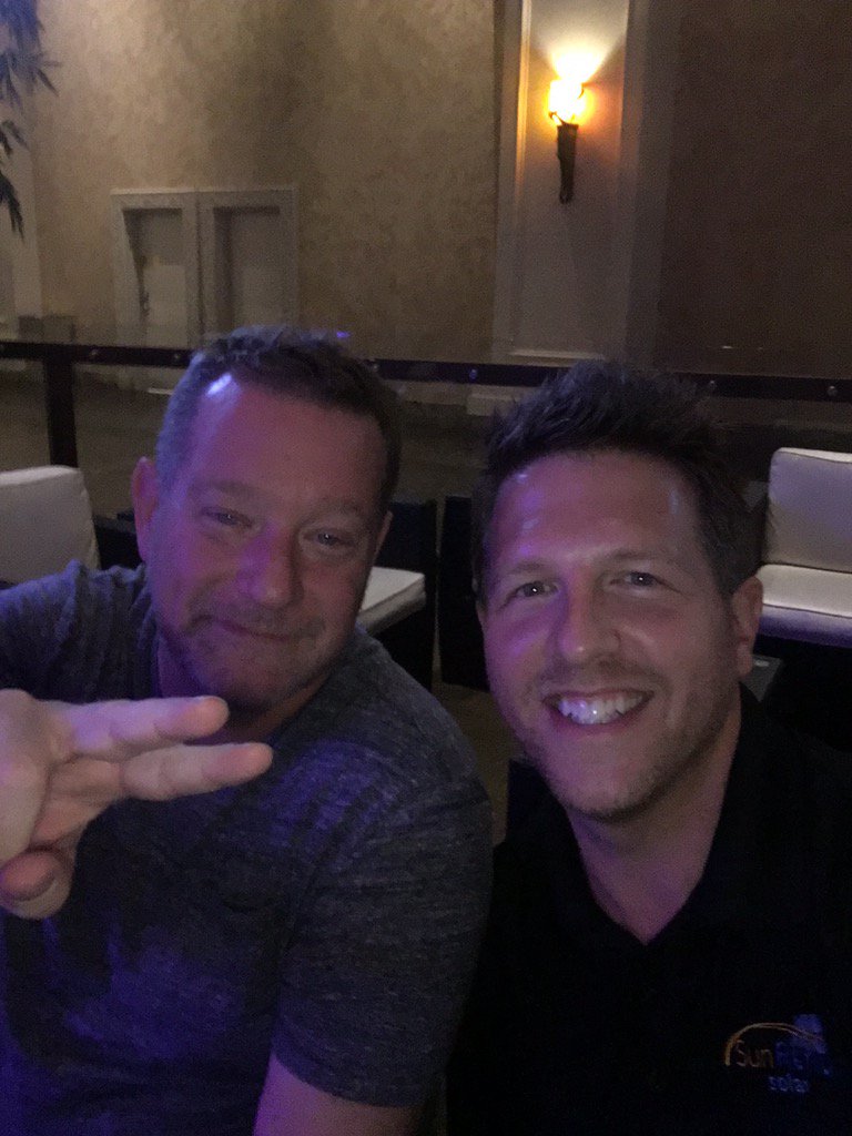 Quite possibly the US's best residential solar ops manager...we're all friends at #SPIcon