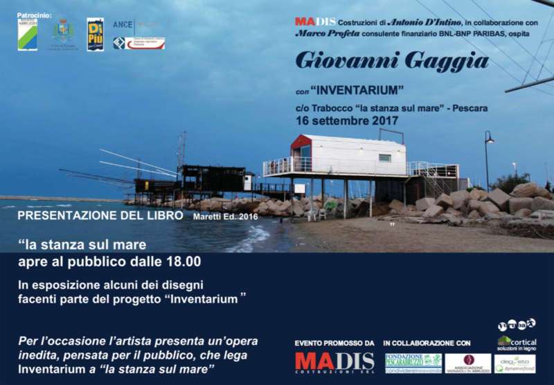 Pescara, Madis costruzioni ospita la presentazione del libro Inventarium al Trabocco ‘La… ageabruzzo.it/pescara-madis-…
