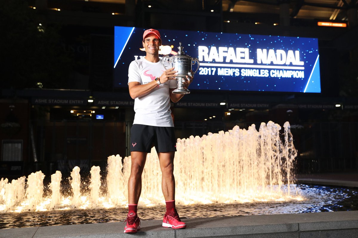 usopen's tweet photo. Oh hey there Champ 🏆

@RafaelNadal #usopen https://t.co/ZMOGb9niP8