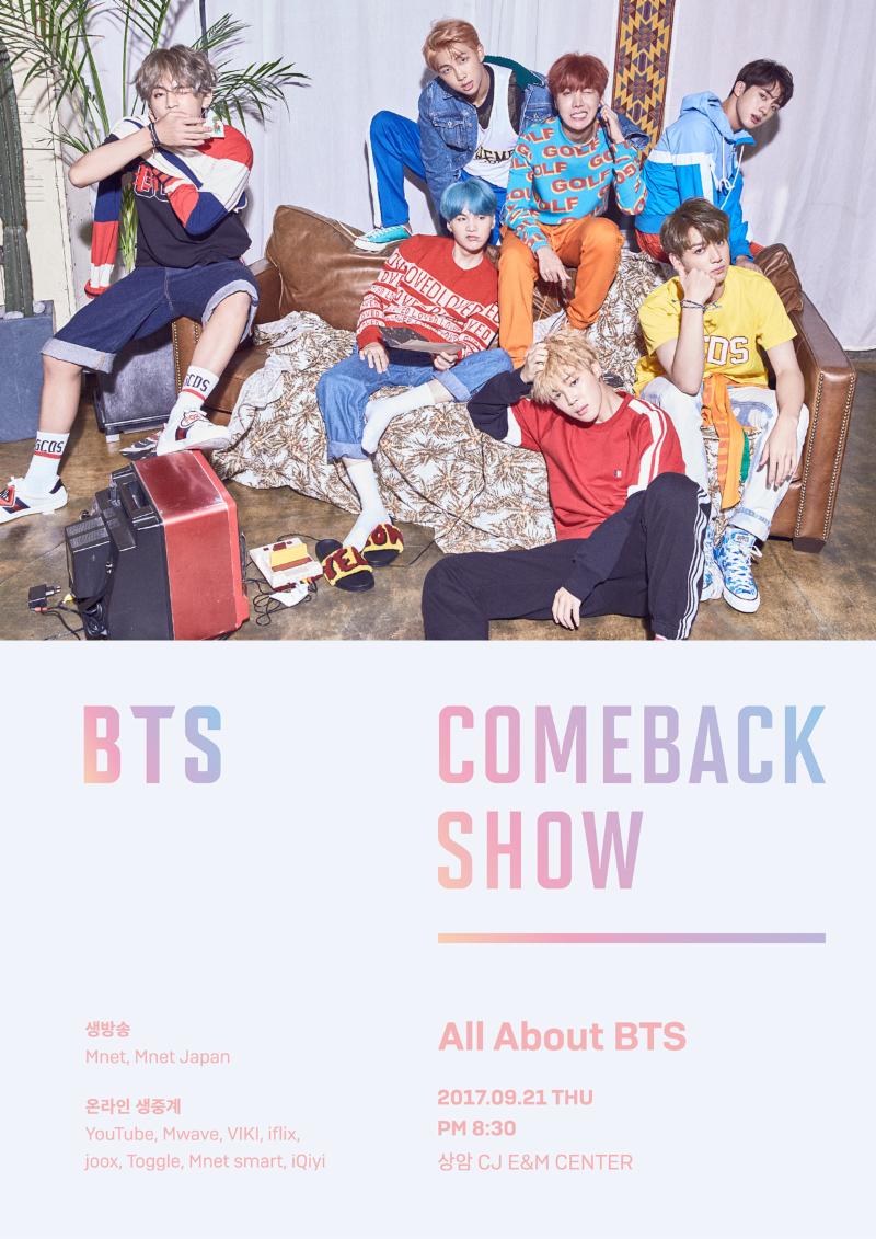 Koreaboo on Twitter "BTS reveals plans for a live comeback show on 9.