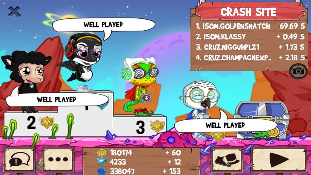 SolSistah_'s tweet photo. All those guys just got washed #funrun2 #klassy #Nigguhplz1 #CHAMPAGNEXPAPI https://t.co/cmbpfBePrN