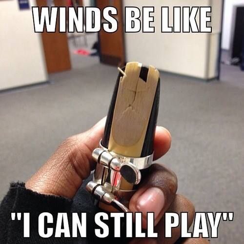 I think I might need a new reed. #qotd