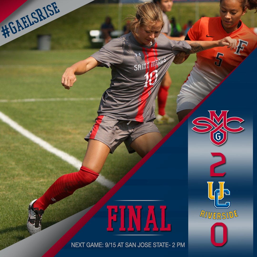SMC_WSoccer's tweet photo. Big W today for the Gaels! 👏 Back at it at San Jose State on 9/15 #GaelsRise https://t.co/e234y8zdo6