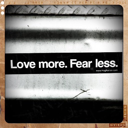 LOVE MORE. fear less. #pinksocks 🌍💖✨