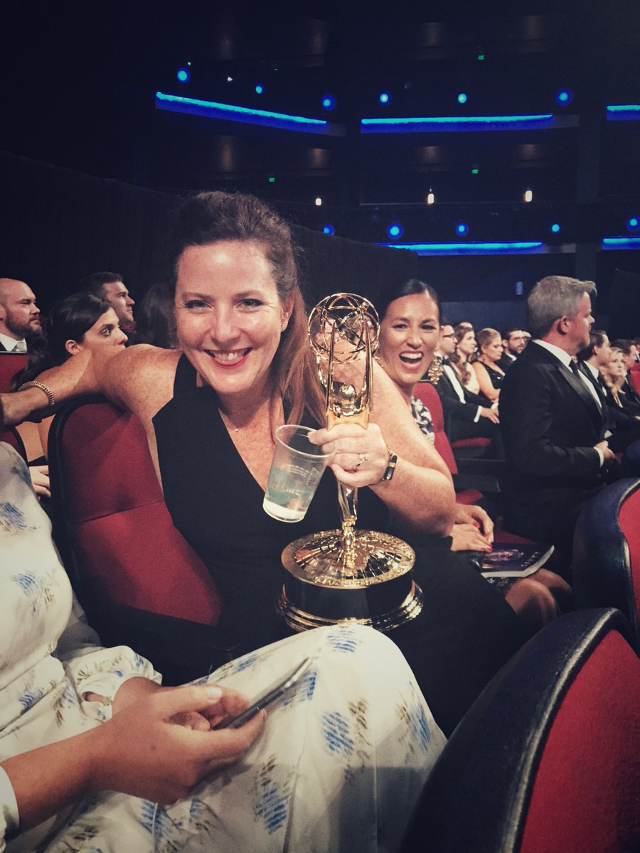 smugglersite's tweet image. We won an #Emmy tonight! Congratulations @milesjay and John X Hannes!! Thanks to everyone who went above and beyond in making it happen. 🏆