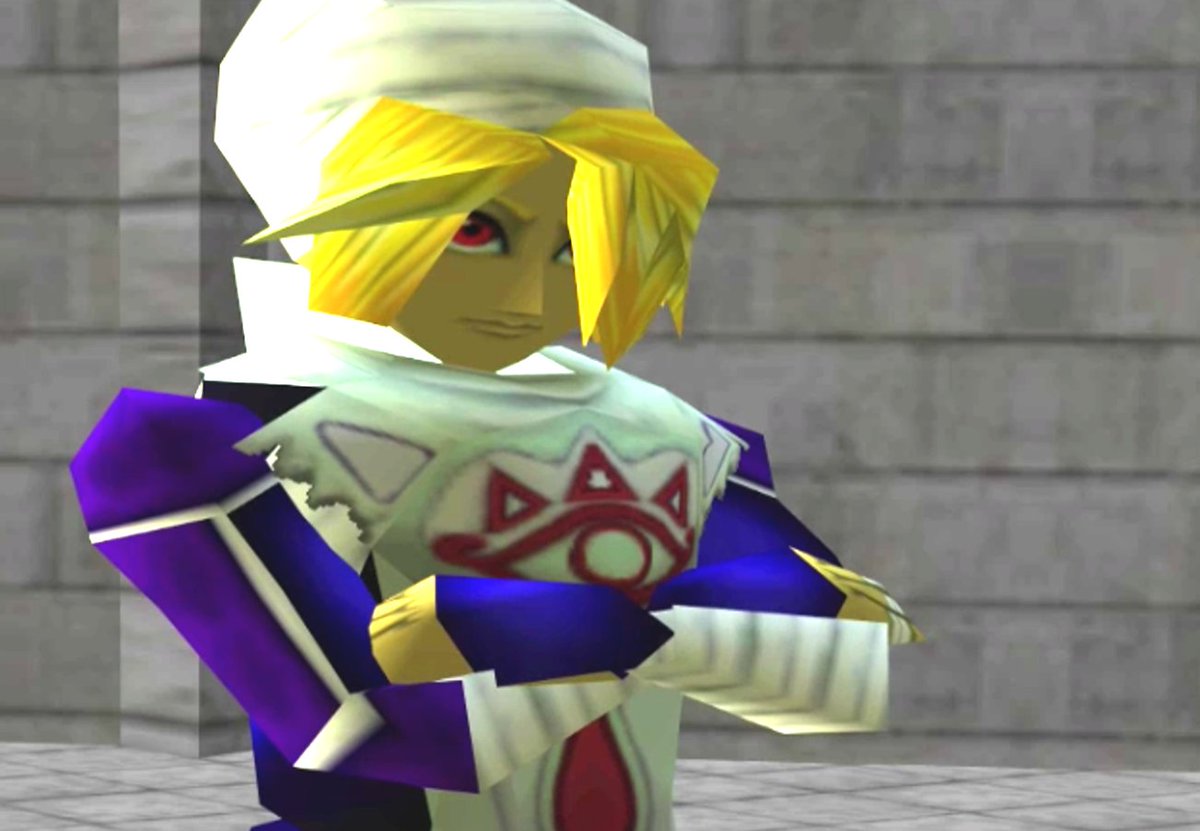 I remember when i first found out i could remove sheiks mask from Ocarina o...