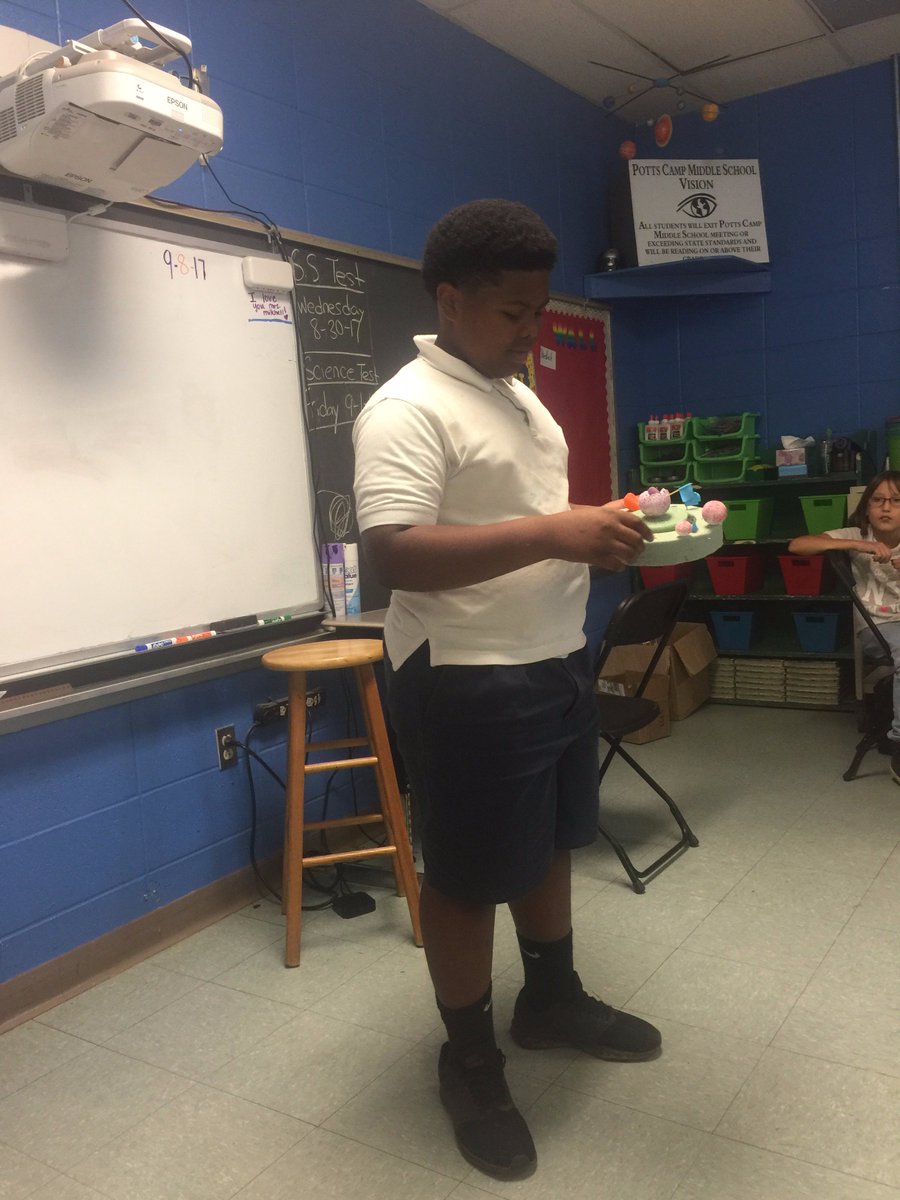 CampMiddle's tweet image. Mrs. Mitchell's 5th graders presented their cell projects Friday! #PCMgrows