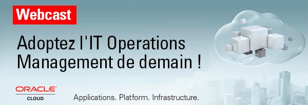 SayadOracle's tweet photo. #WebcastOracle, le 14/09 : Adoptez l'IT Operations Management de demain! #ManagementCloud #MachineLearning https://t.co/6r3axpODH1 https://t.co/GpHC1smWQo
