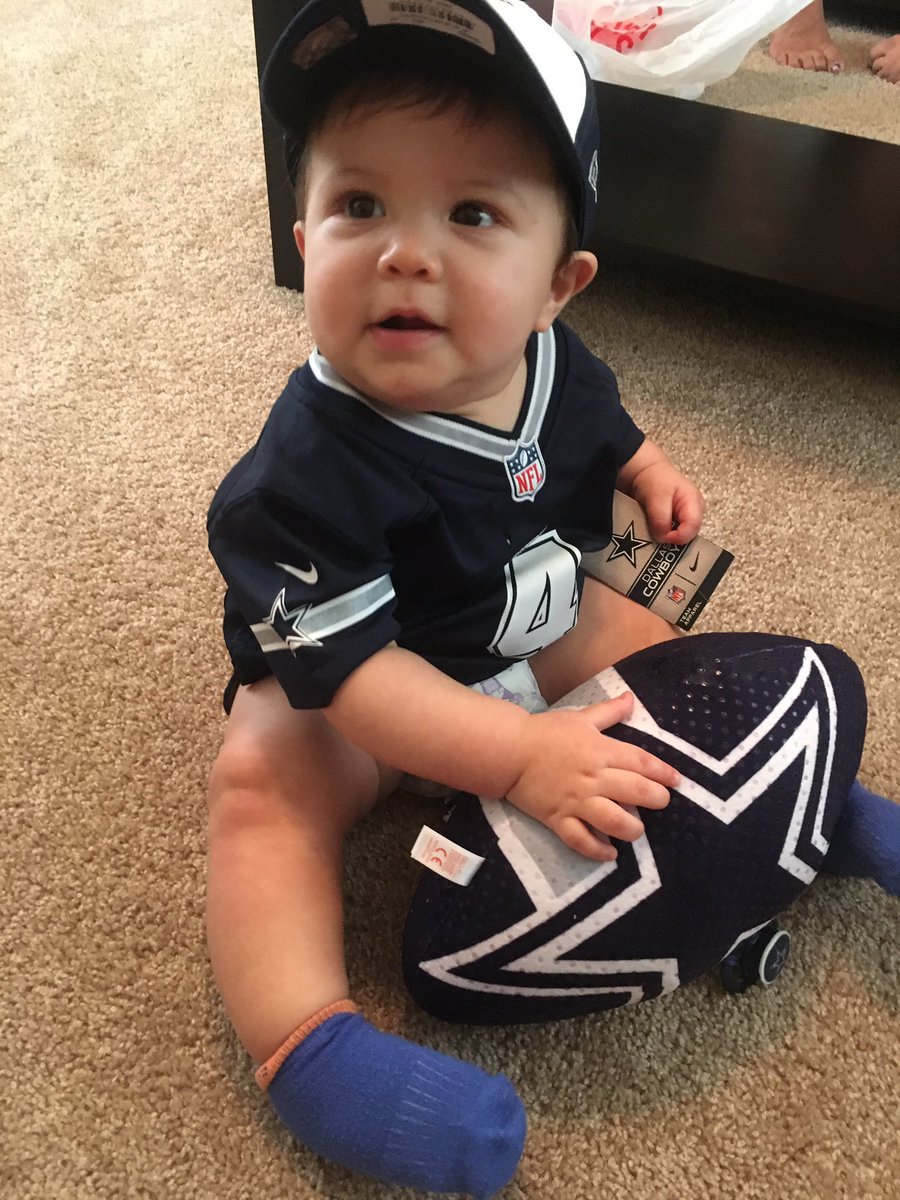MarissJo's tweet photo. My handsome representing the Dallas Cowboys today #footballsunday #DallasCowboys https://t.co/Yg3ULmrDrm