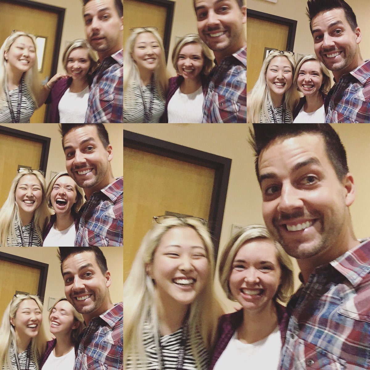 terrichuckle12's tweet photo. @johnbcrist well, that's the last time we let you take the selfies 😂#latinolovesearch #johncristlive https://t.co/ByPJ1CQcvv