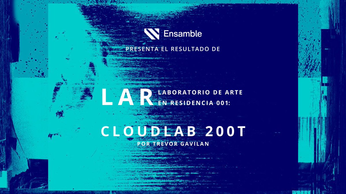 14 sept/20h, electrónica experimental y #cloudlab200t en #LAR001. bit.ly/2wbYJMd #EntradaLibre <a href="/trevorgavilan/">Trevor Gavilan</a> <a href="/tutorso/">Turning Torso</a> @nsmbl_mx