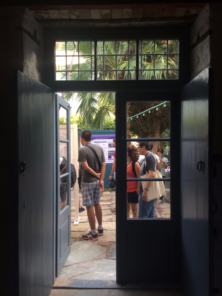 eurostemcell's tweet photo. Day 1 @ #HydraXIII. Starting our day with poster teasers before diving into pluripotency with Austin Smith #stemcells #scienceisland https://t.co/RchUATYiB5