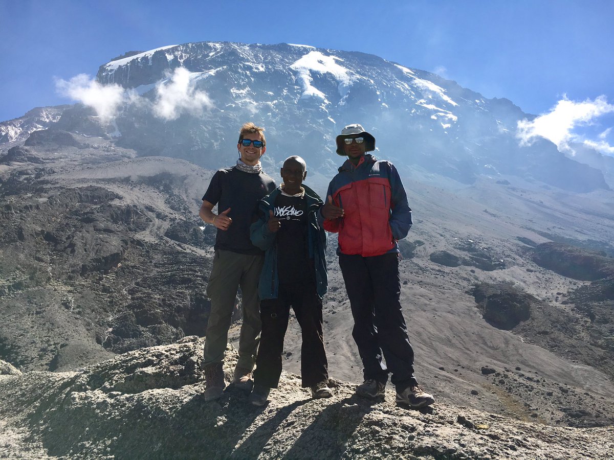 robintlewis's tweet photo. Great view of #Kilimanjaro in #Tanzania after climbing the #Baranco Wall :) #trek #Africa https://t.co/22NYAyxksM