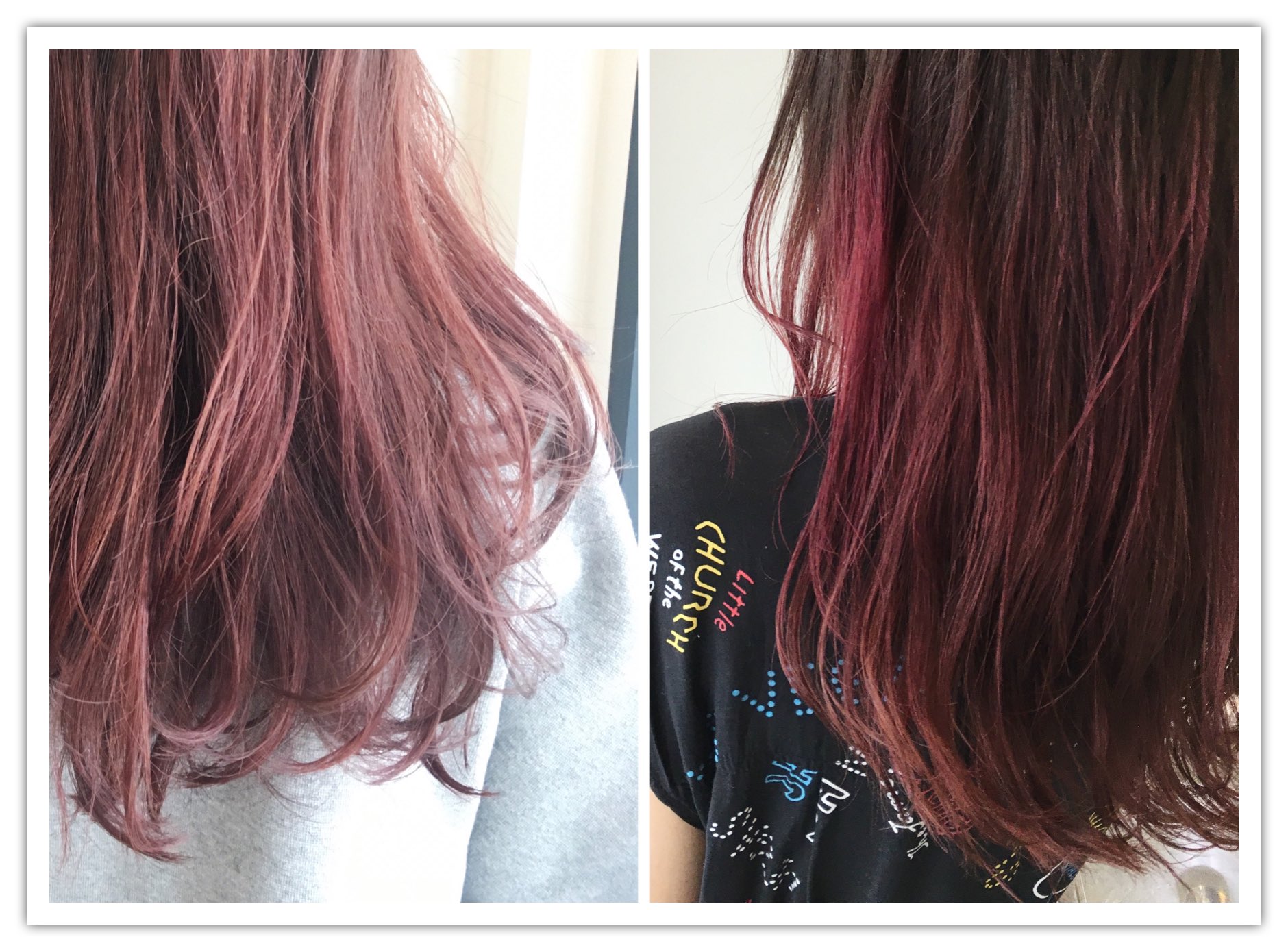 白髪染めに特化した美容室 Millet ミレット در توییتر ファッションカラーのピンク 左 ヘアマニキュアのピンク 右 カラー剤の種類でこんなにも雰囲気が変わります あなたならどちらがお好み 武蔵小杉 新丸子 武蔵小杉美容室 新丸子美容室