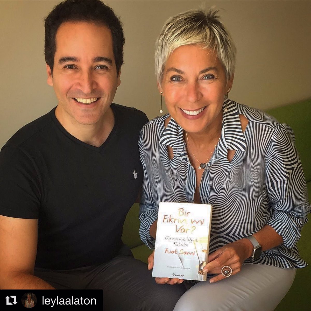 Efsane Jürimiz <a href="/AlatonLeyla/">Leyla Alaton</a> a en sonunda kitabımızı takdim ettim 📚🙏🏼 Kendisinin de içinde süper tavsiyeleri var,iyi okumalar #birfikrinmivar