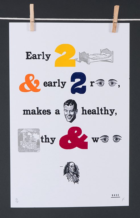 thedailyheller's tweet photo. Wood type rebuses channel famous quotemakers https://t.co/s4ymRXiCeM by Frank Baseman https://t.co/iizYddqwCl