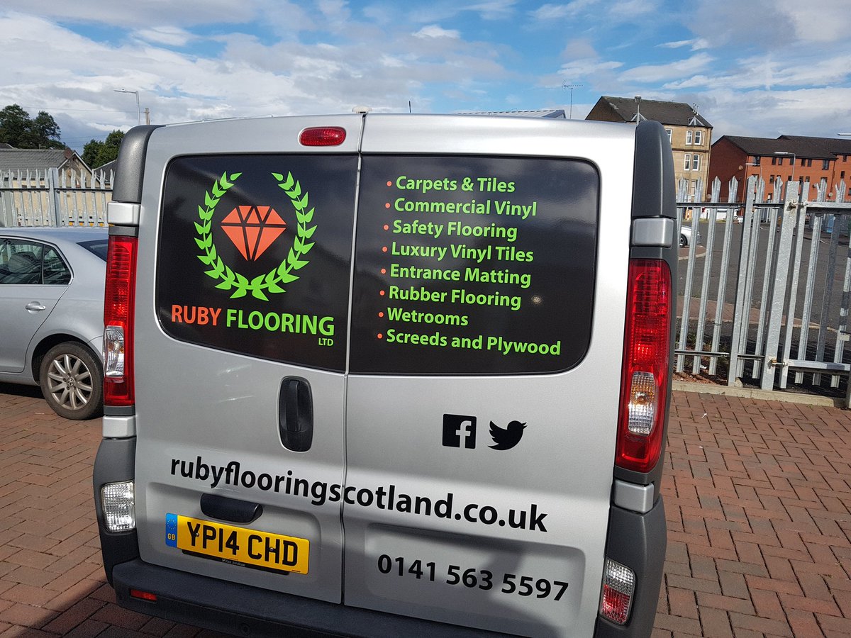 rubyflooringltd's tweet image. Another van sign written thanks to @ClydeWraps again 👍👍
