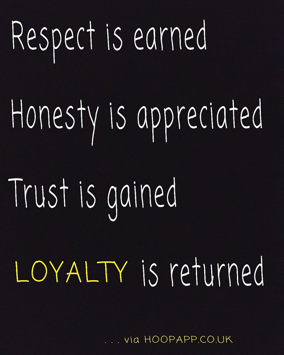 Reward the #loyalty of your #customers #customerservice #respect #honesty #trust #hoopapp #hoop #shoplocal #shopindependent