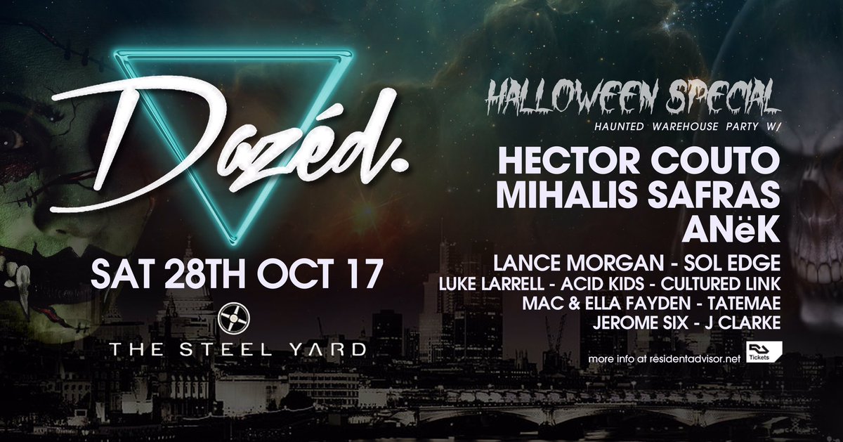 DazedLondon's tweet photo. Halloween looks a little something like this ! 

@LanceMorganDJ @AcidKids_Pablo @JakMacgregor @tatemaeDJ 

https://t.co/vO3tKnYCuL https://t.co/RIdYkrft2z