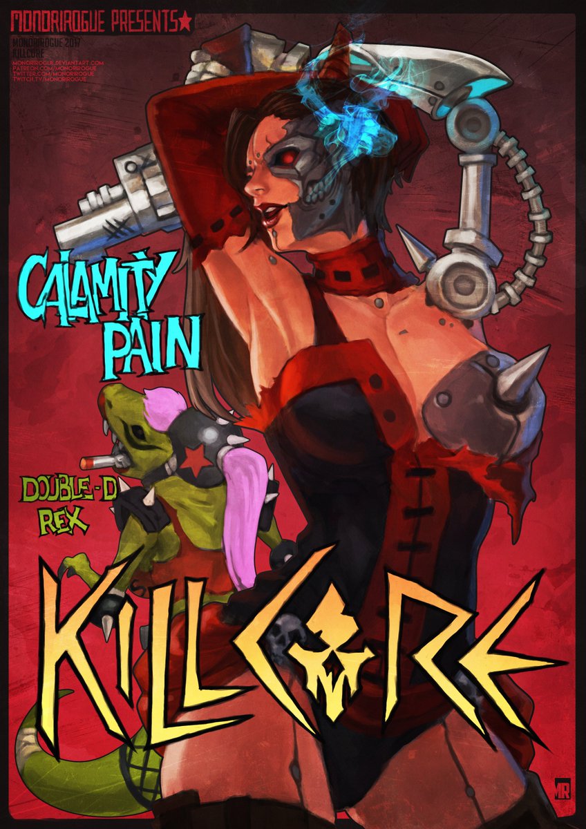 MonoriRogue's tweet image. Fan art of Killcore featured in Good Game, an awesome Youtube Red series created by @michelemorrow and @JesseCox
patreon.com/posts/14324441