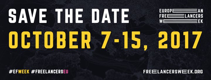 actainrete's tweet photo. Dal 7 al 15 ottobre ci sarà la 2° edizione della European Freelancers Week! Tenetevi pronti!!
#EFWeek #freelance #europe https://t.co/vUNHjpe6jN