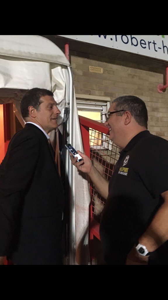 I hope it\s a Happy Birthday for manager Slaven Bilic have a great day & evening my friend 