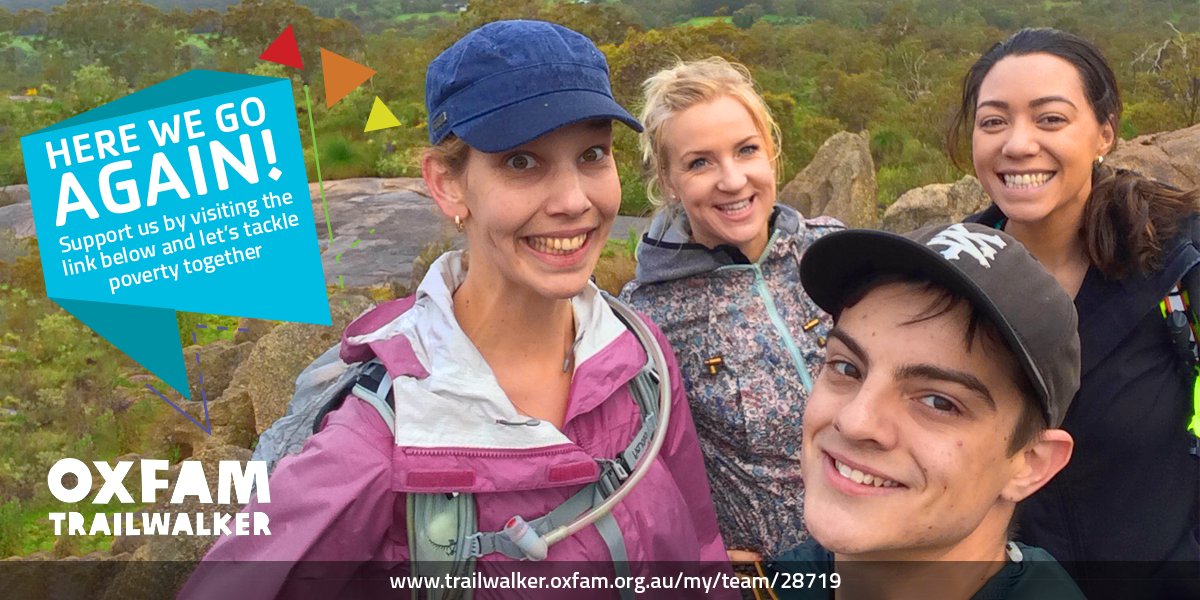 WiseClick's tweet photo. Last year's team during the @OxfamAustralia #trailwalker We're doing it again this year! #oxfamtrailker https://t.co/aVMsY3WKIB https://t.co/1LwcAqUl29