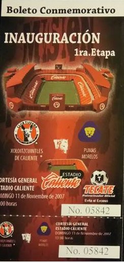 Carlos_Garcis's tweet photo. Un Gran recuerdo juego inaural en el Caliente #Xolos mis #PerrosAztecas https://t.co/WlIepr3fZ3