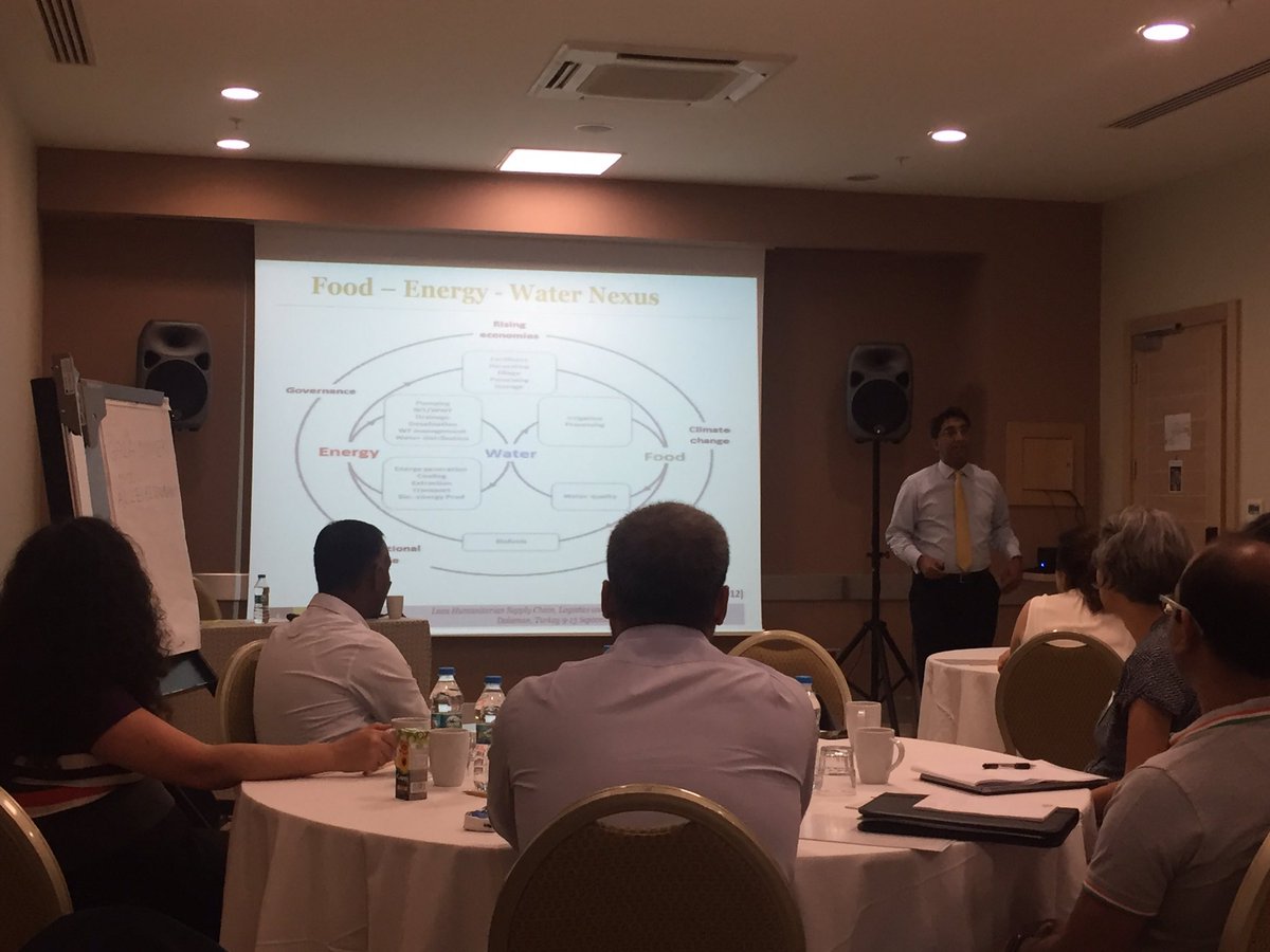 SankarSivarajah's tweet photo. Day two at the lean humanitarian supply chain workshop - keynote by @amsharif #LEAFD #humanitarianaid #turkey #newtonfund https://t.co/iMM6LL01DU