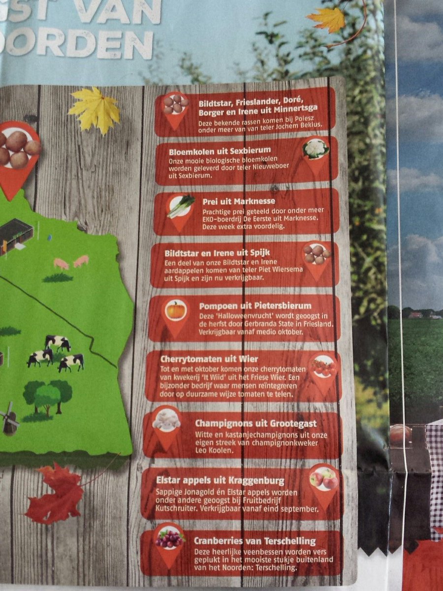 Poiesz presenteert de producten van Boeren uit de Streek..