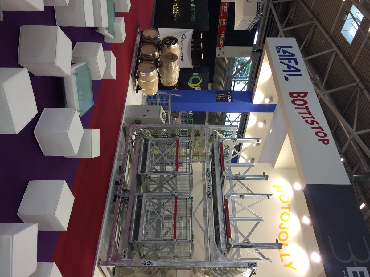 Tutto pronto al #drinktec2017! Ci trovate nella Hall C2, stand 217. Vi aspettiamo! #bottistop #rotojolly #remuage #champagne #metodoclassico