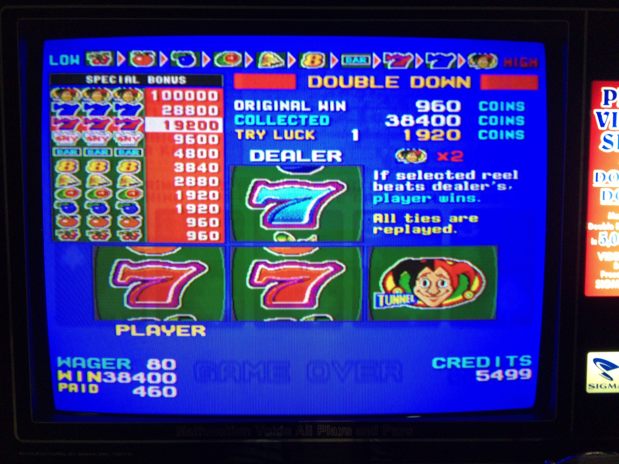 新品ショップ 〖BONUS SPIN Z〗ジャンク品 メダルゲーム機 www