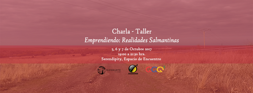 rizomarte's tweet photo. #CHARLA- #TALLER “#Emprendiendo: Realidades Salmantinas” | 5, 6 y 7 de octubre

➡️ Más información e inscripciones: https://t.co/GXJHQ7iR0i https://t.co/2b8nr7OSmx