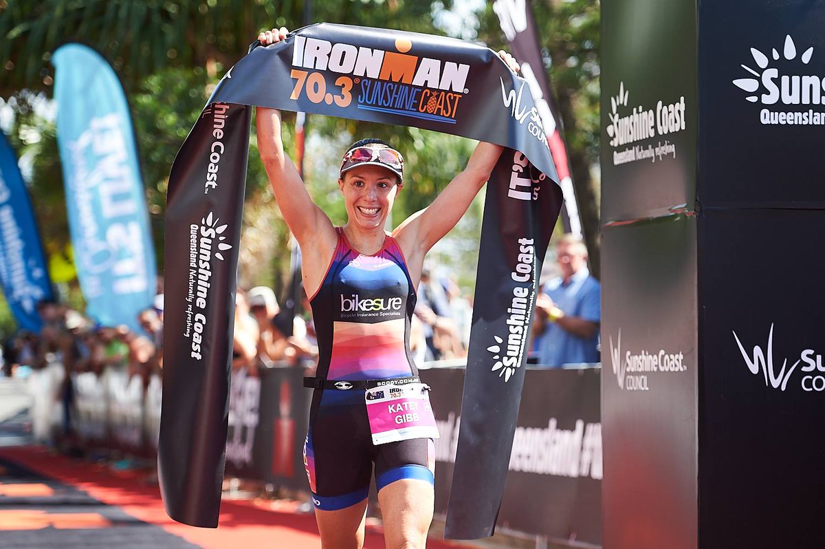 A big congrats to #MOOLOOLABA <a href="/KateyGibb/">Katey Gibb</a> on her win at <a href="/IRONMANOceania/">Ironman Oceania</a> Sunshine Coast 70.3. Full wrap  <a href="/WINNews_SCoast/">WIN News Sunshine Coast</a> @kprentoska 6pm