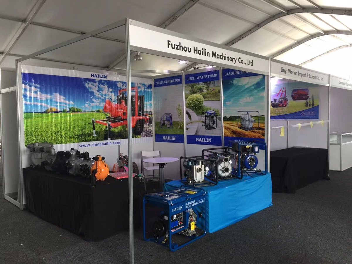 HAILINPOWER's tweet photo. Successful fair @AgQuip #dieselengine #dieselgenerator #dieselwaterpump #gasolinewaterpump #waterpump #centrifugalwaterpump https://t.co/mdzZxfrkRu