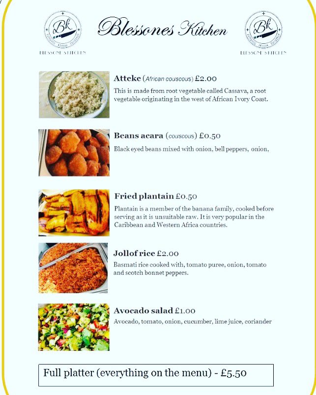 #blessoneskitchen#vegetarian#westafricanfood#takeawaycollect