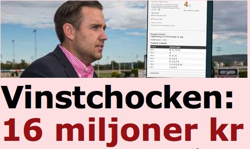 Norska spelare tog hem hela potten på #v75 - här är mannen bakom succén:
”Jag har aldrig varit med om liknande”
aftonbladet.se/sportbladet/tr…