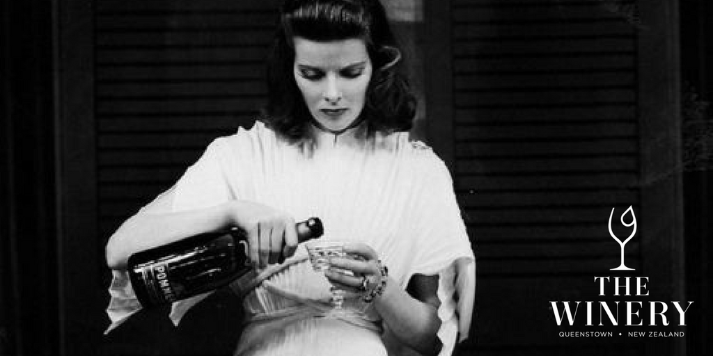 When you have just finished a function…#thewinerynz #winenz #thewinedub #hospolife #katharinehepburn #queenstownstory #hospitality