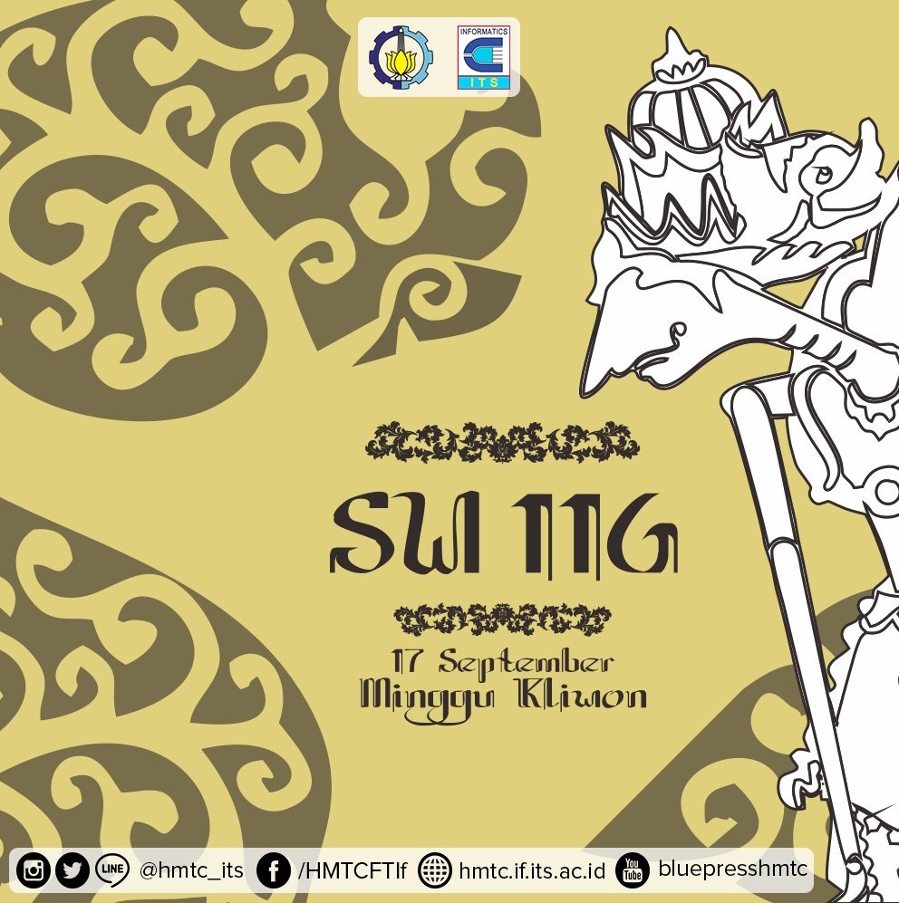 hmtc_its's tweet photo. [Coming Soon - Syukuran Wisuda 116 " Kerajaan Nusantara "]

Save the date! 😎

#SW116
#KerajaanNusantara
#ITSSurabaya https://t.co/MoP3FvBDAA