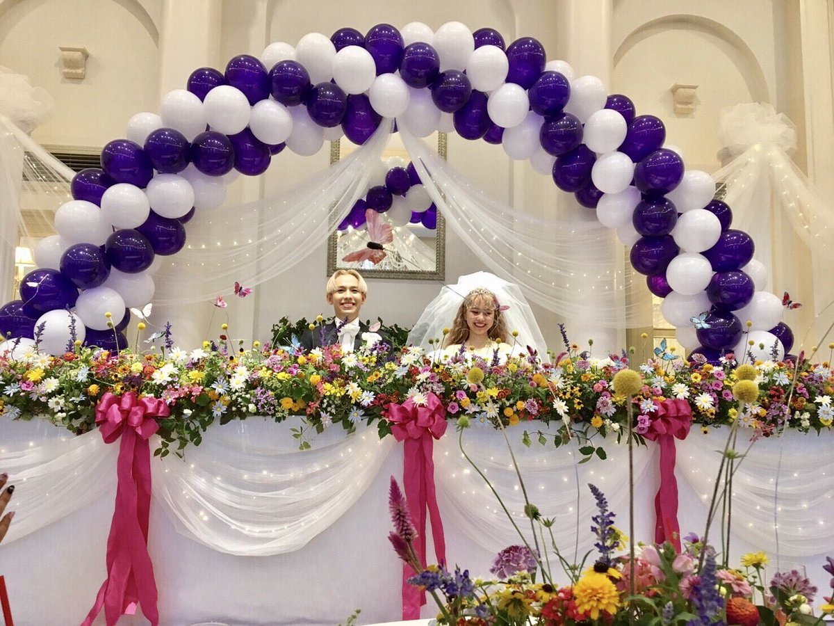 Ryuchell 僕たちの結婚式のテーマは American Retro 式場も ドレスとタキシードも ケーキも 披露宴会場も 昔のアメリカンな結婚式をイメージしたよ