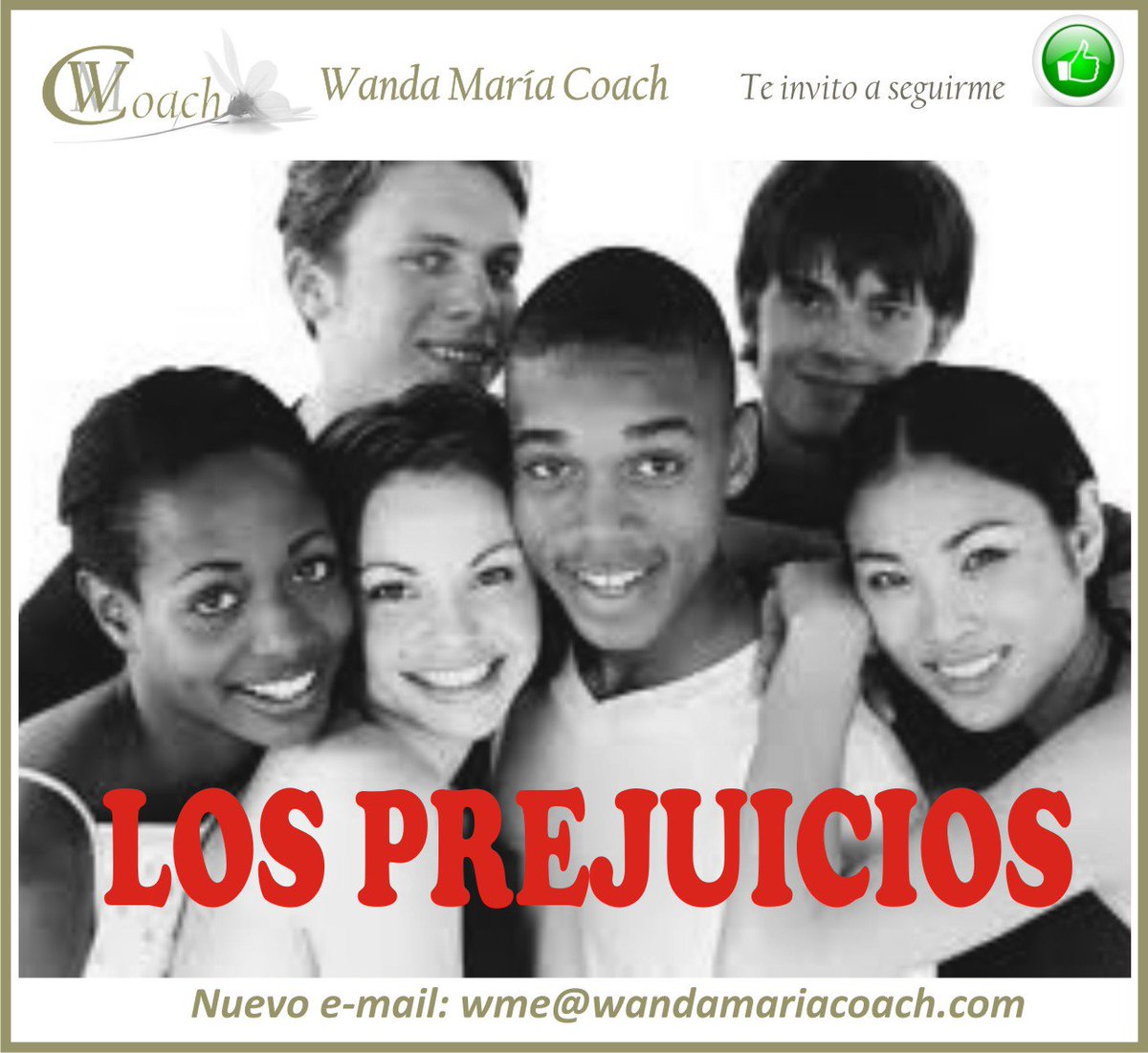 WEstivariz's tweet photo. Para hoy los invito a reflexionar sobre:
LOS PREJUICIOS
¿Qué pasa con este sentimiento y nosotros los seres humanos?
#CoachWanda #coaching https://t.co/HLorTzRMmg