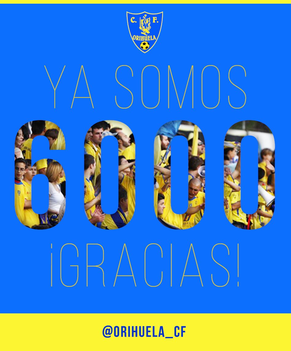 Orihuela_CF's tweet image. Celebramos los 6.000 seguidores en TW con el sorteo de una camiseta OCF 17/18. Haz RT aquí, dale a ❤️️ y sigue al OCF para entrar en sorteo.