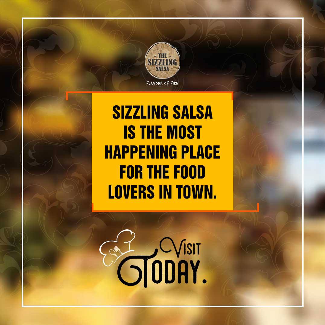 rajhans_group's tweet photo. #SizzlingSalsa is the most happening place for the food lovers in town. Visit today! #Surat #RajhansHospitality #RajhansDesaiJainGroup https://t.co/iS2wcIJqQq