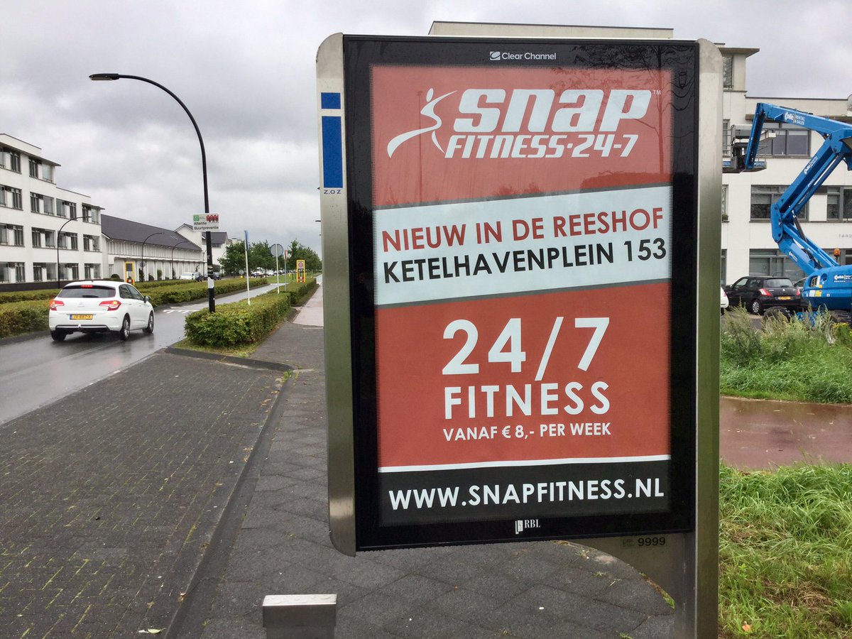 Nieuw in #Reeshof  #Tilburg #SNAP #Fitness 24-7 open!