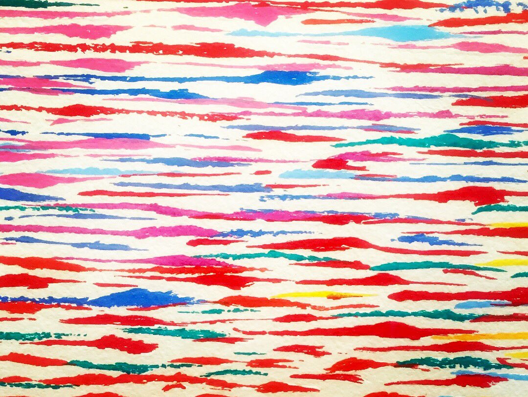 L'astrattismo è la realtà della pittura... #PieroDorazio (1927-2005) me lo ricorda sempre. #sarapallavicini
 #astrattismo