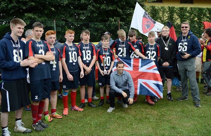 BritishBladesAF's tweet photo. @neilreynoldsnfl @NFLUK @SkySportsNFL  our boys represented Britain in Italy this week and came 2nd!! https://t.co/7IaS6cCvKJ