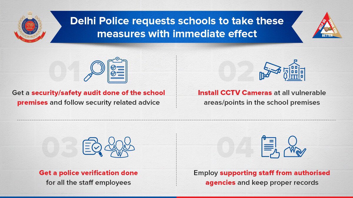 A sincere appeal from <a href="/DelhiPolice/">Delhi Police</a> to all school authorities.