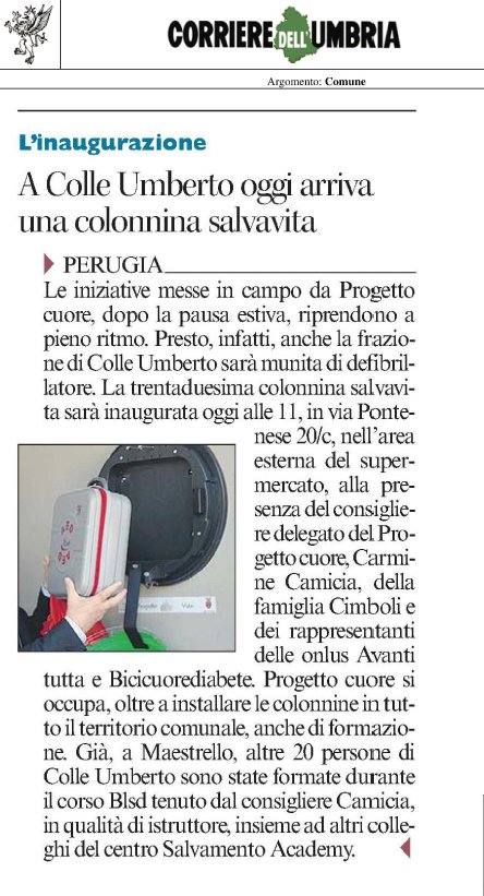 carmine_camicia's tweet photo. Trentaduesimo defibrillatore a Colle Umberto #progettocuore #defibrillatori @Comuneperugia https://t.co/FMABKRR6ev